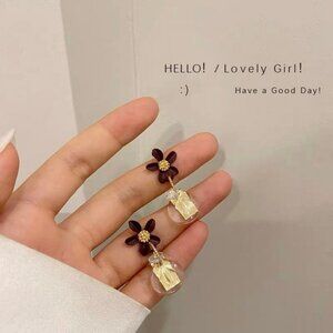 S925 silver post earrings